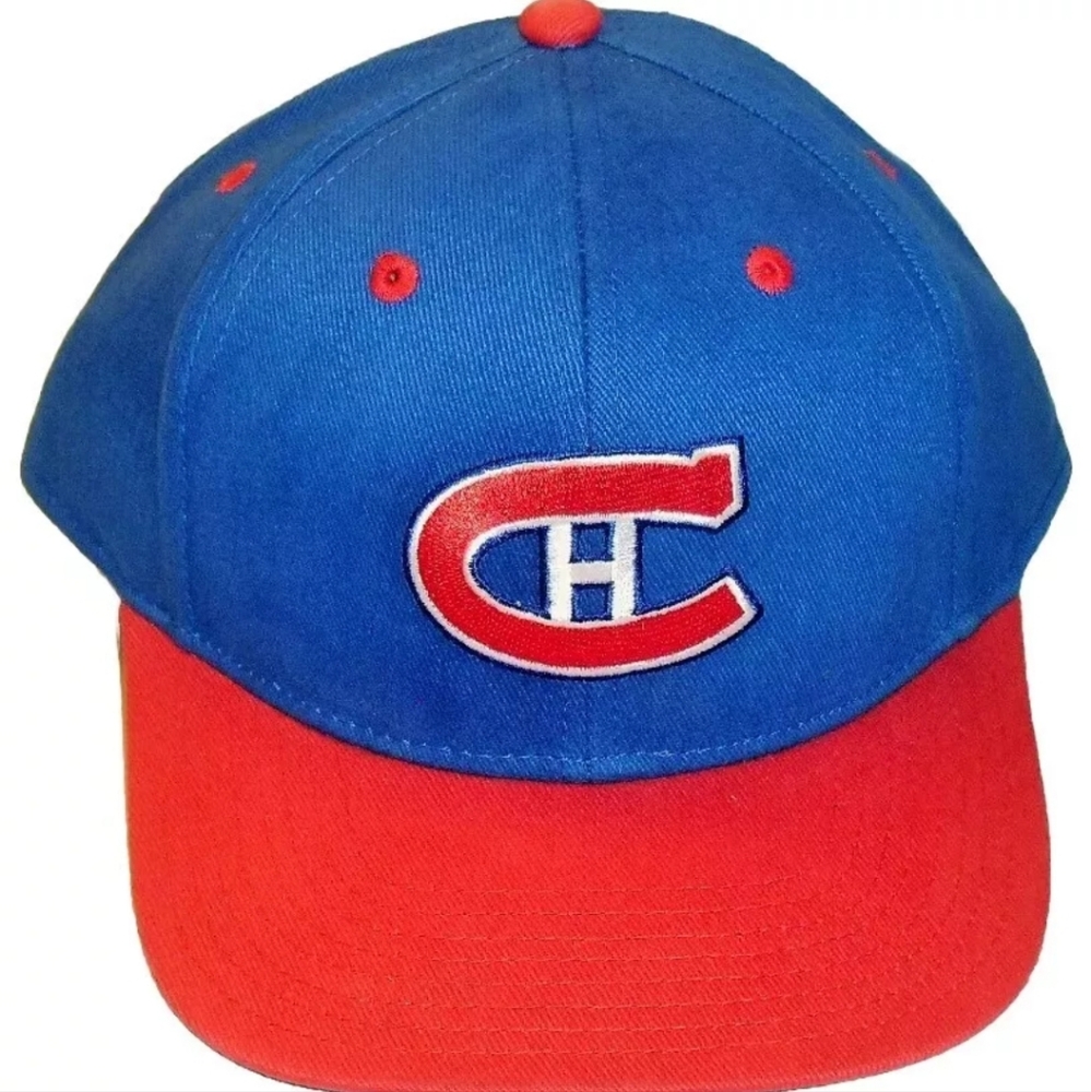 Montreal Canadiens Snapback hat New Made by Vintage Hockey Nhl Blue Red